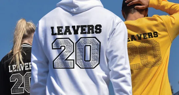 Screen printed custom hoodies